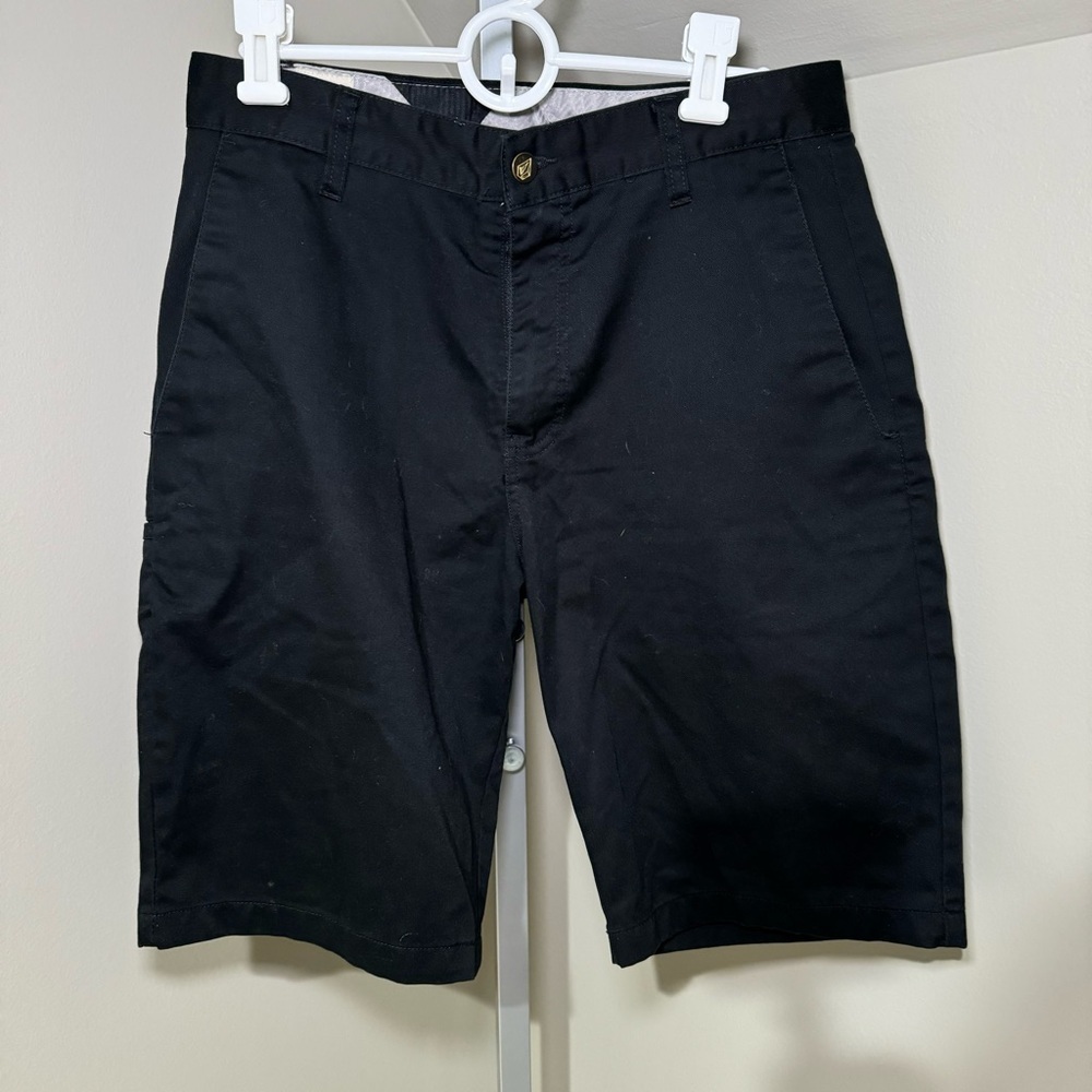 Volcom Mens Frickin Chino Shorts Black REPREVE Recycled Polyester Size 30 M29 - Picture 6 of 7